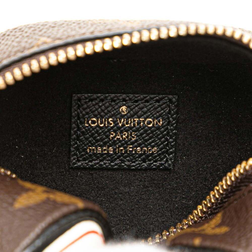 LOUIS VUITTON Brown Monogram Leather Pouch - Picture 8 of 12